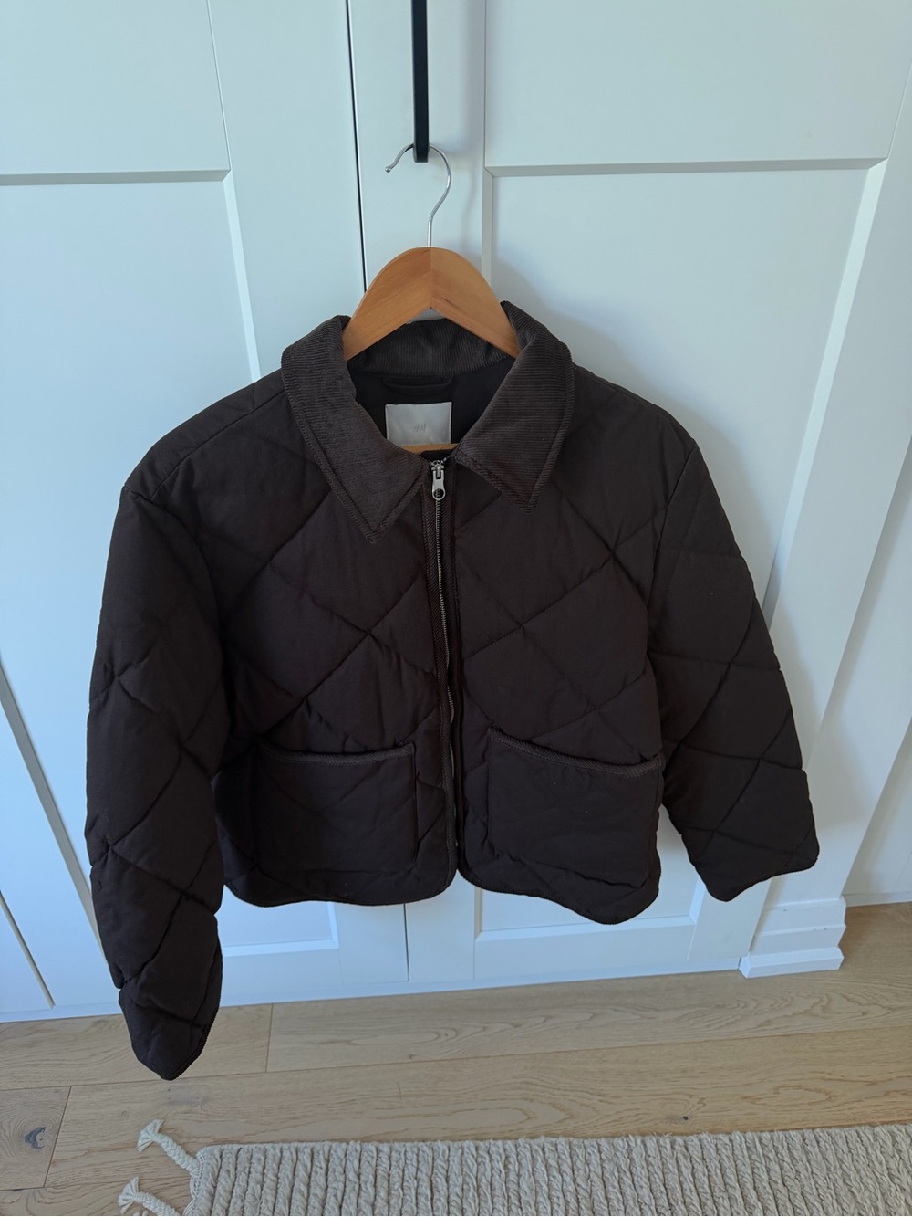 H&M Quilted Padded Jacket - Brown
